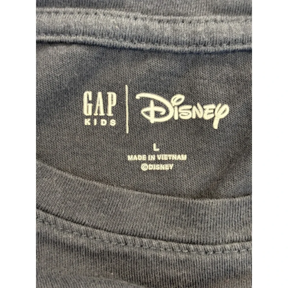 Gap Kids Disney Mickey Mouse Ghost Halloween Long Sleeve Shirt Gray Large L